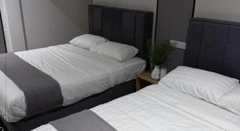 Bed in Hotel Zamburger Bentong