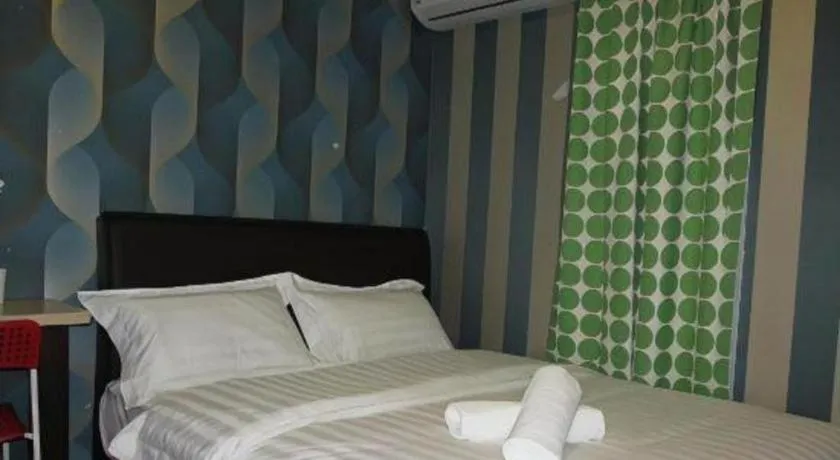 Bed in Hotel Zamburger Enstek