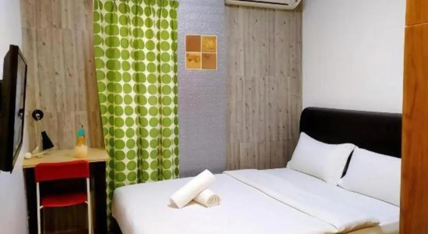 Bed in Hotel Zamburger Enstek