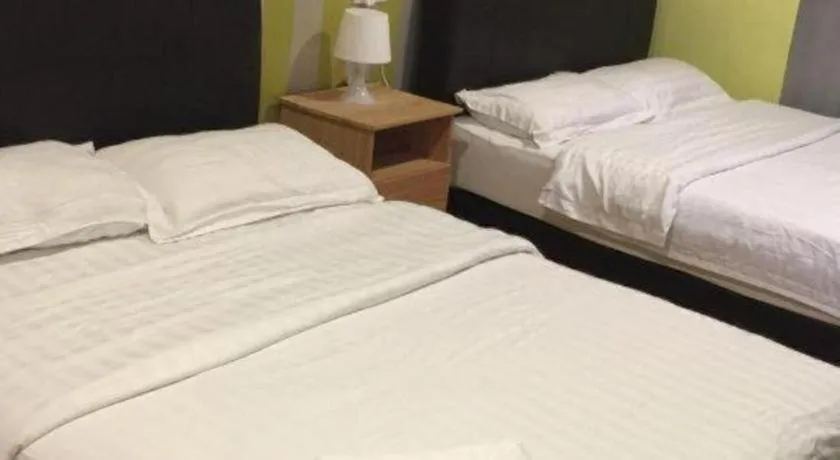 Bed in Hotel Zamburger Enstek