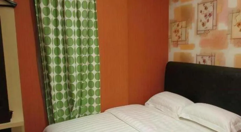 Bed in Hotel Zamburger Enstek