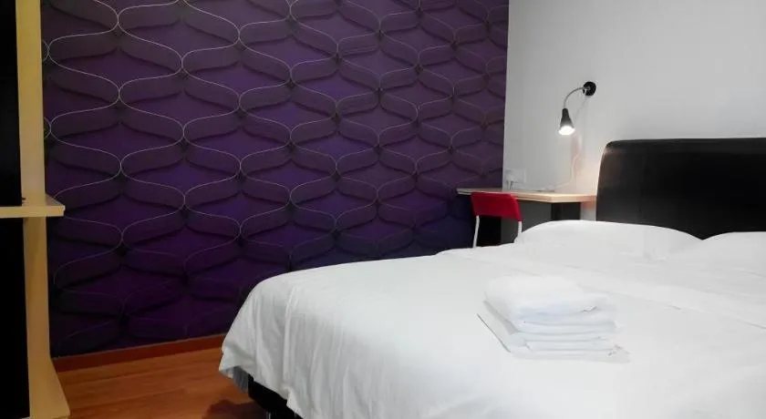 Bed in Hotel Zamburger Enstek