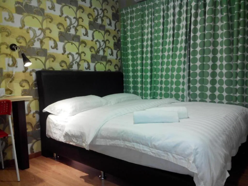 Bed in Hotel Zamburger Enstek