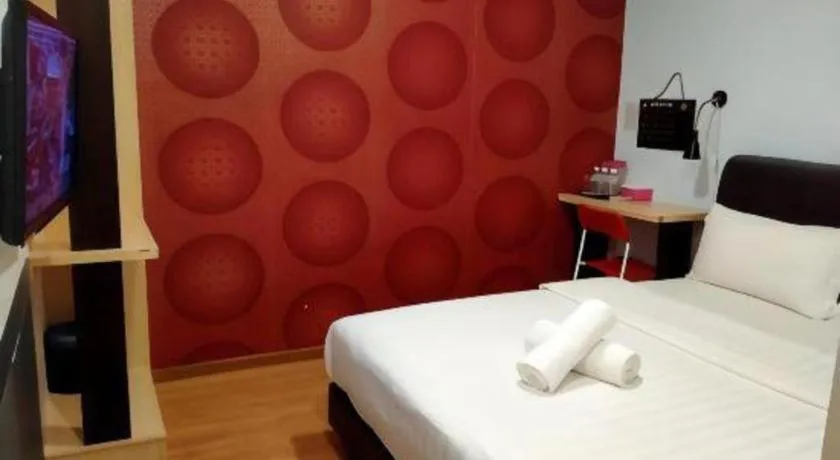 Bed in Hotel Zamburger Enstek