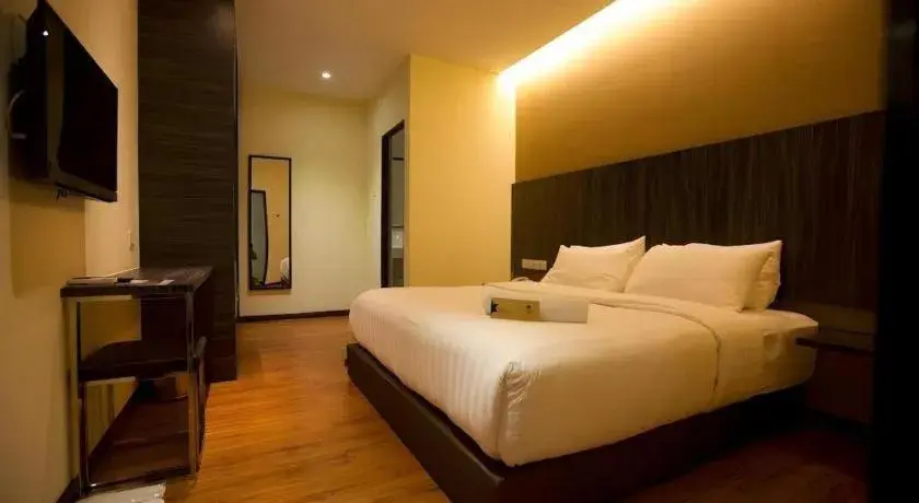 Bed in Starz Hotel Bed in Starz Hotel