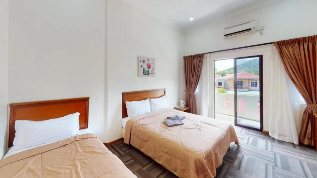 Bed in Sportfishing Hotel