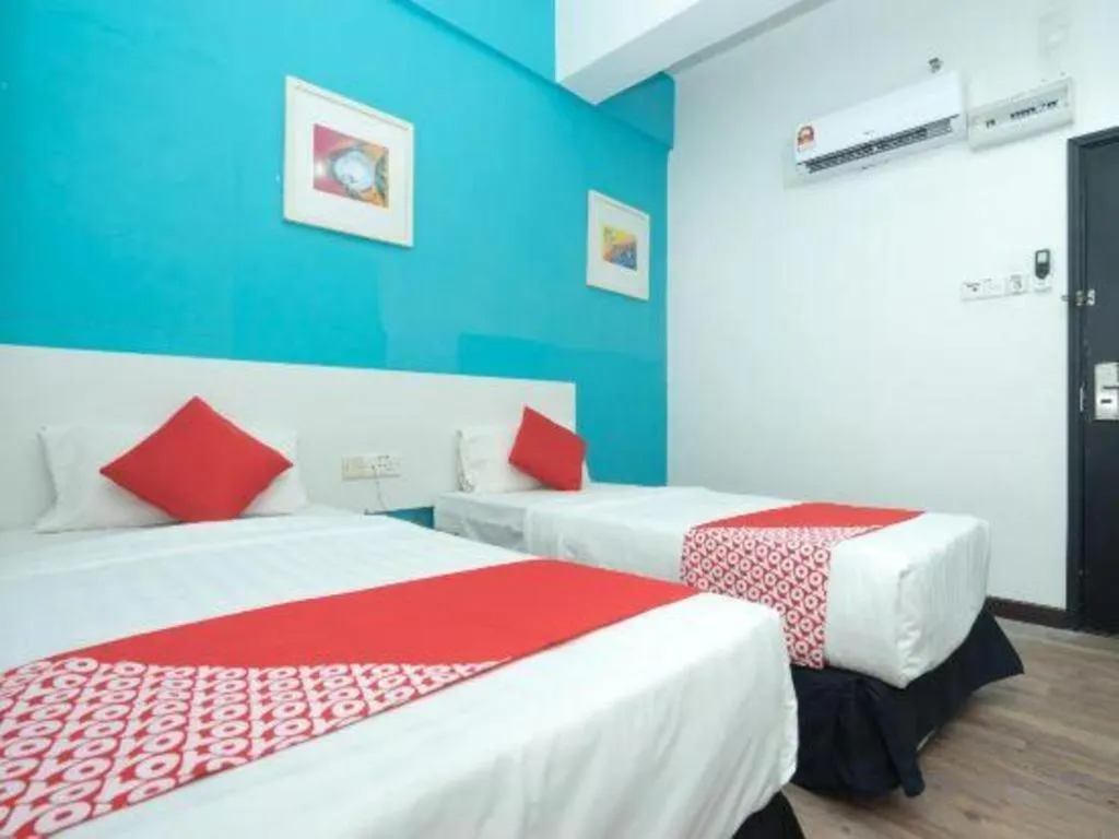 Bed in Capital O Ridel Hotel Kota Bharu