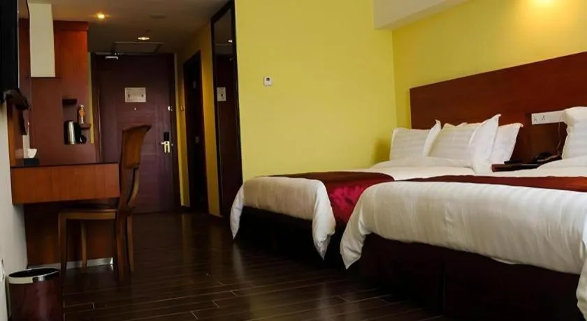 Bed in Palm Seremban Hotel