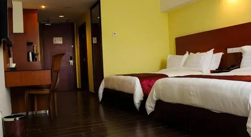 Bed in Palm Seremban Hotel Bed in Palm Seremban Hotel