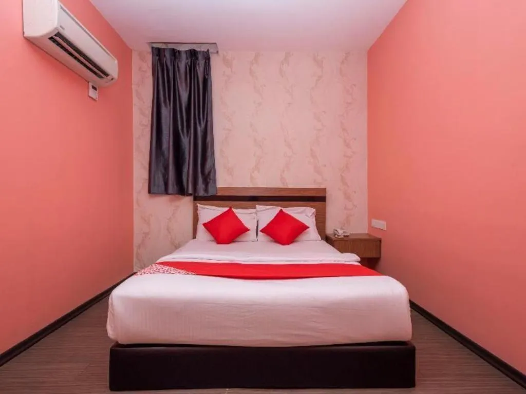 Bed in Hotel Aromas Kulai