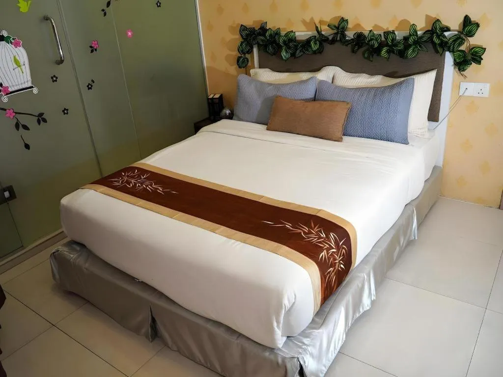 Bed in Le Garden Hotel Kota Kemuning Shah Alam