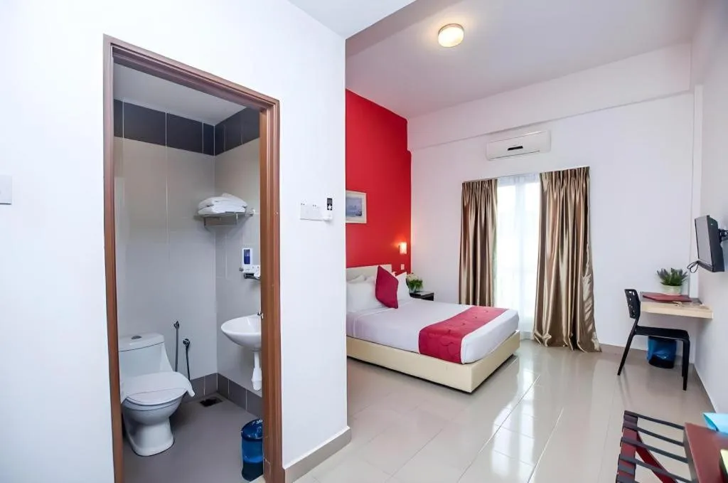 Bed in Hotel Kobemas Melaka