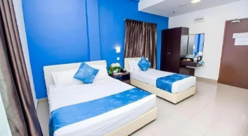 Bed in Hotel Kobemas Melaka