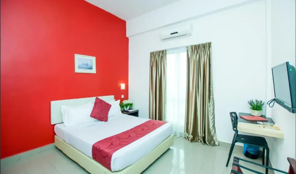 Bed in Hotel Kobemas Melaka Bed in Hotel Kobemas Melaka