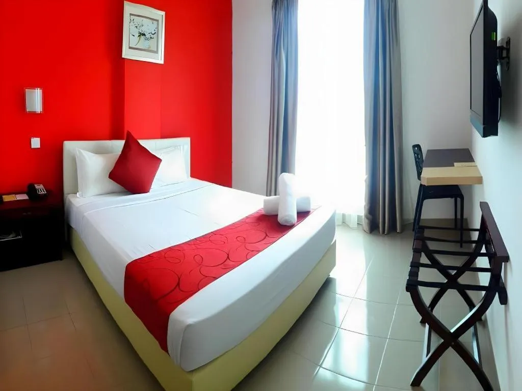 Bed in Hotel Kobemas Melaka