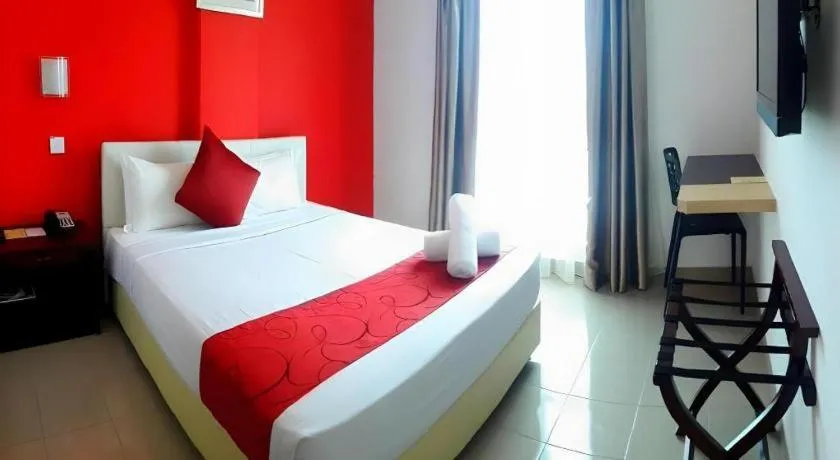 Bed in Hotel Kobemas Melaka