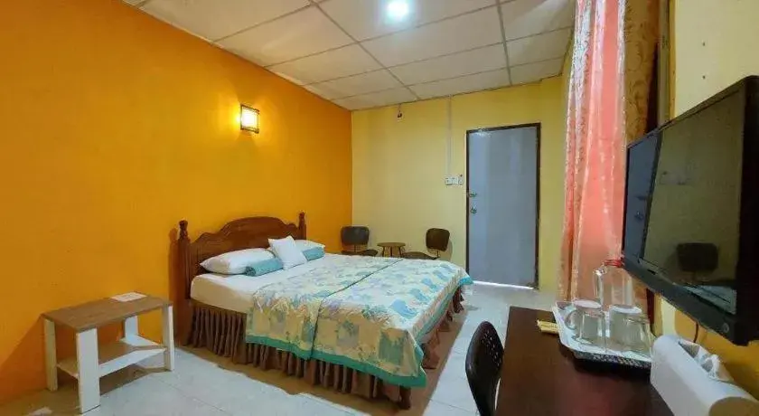 Bed in Hotel Mansya Bed in Hotel Mansya