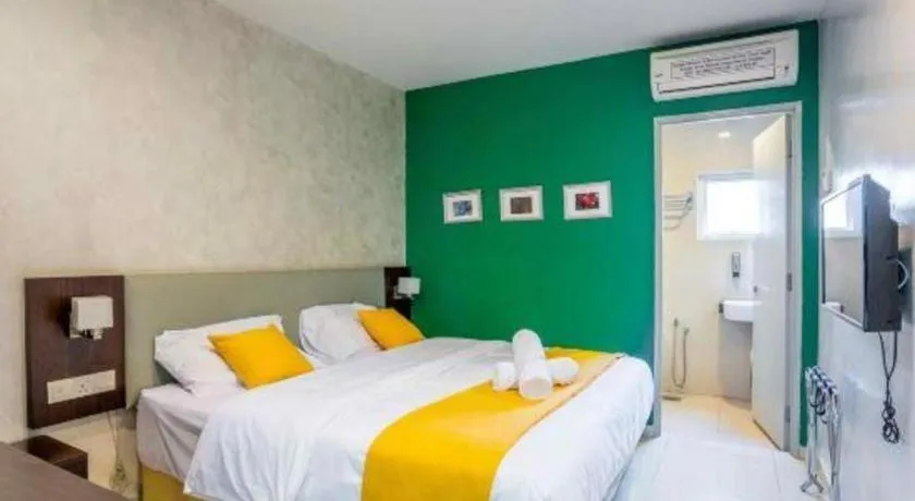 Bed in Hotel Pudu Bintang