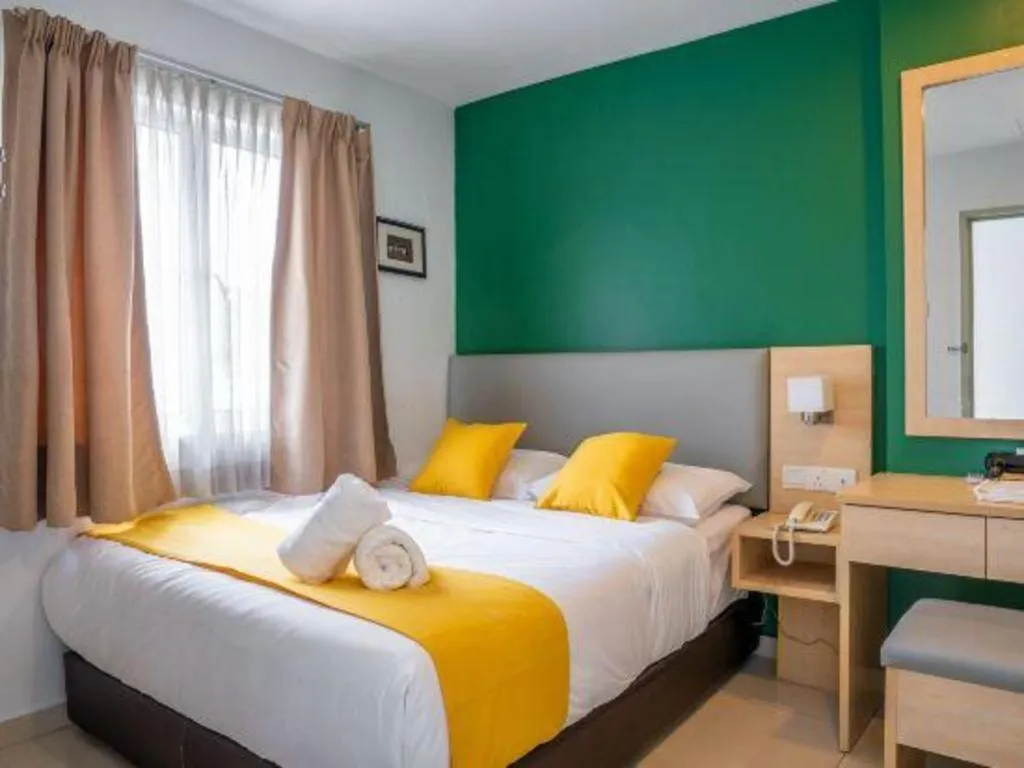 Bed in Hotel Pudu Bintang