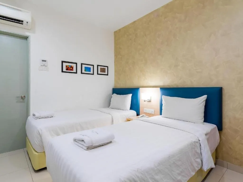 Bed in Hotel Pudu Bintang