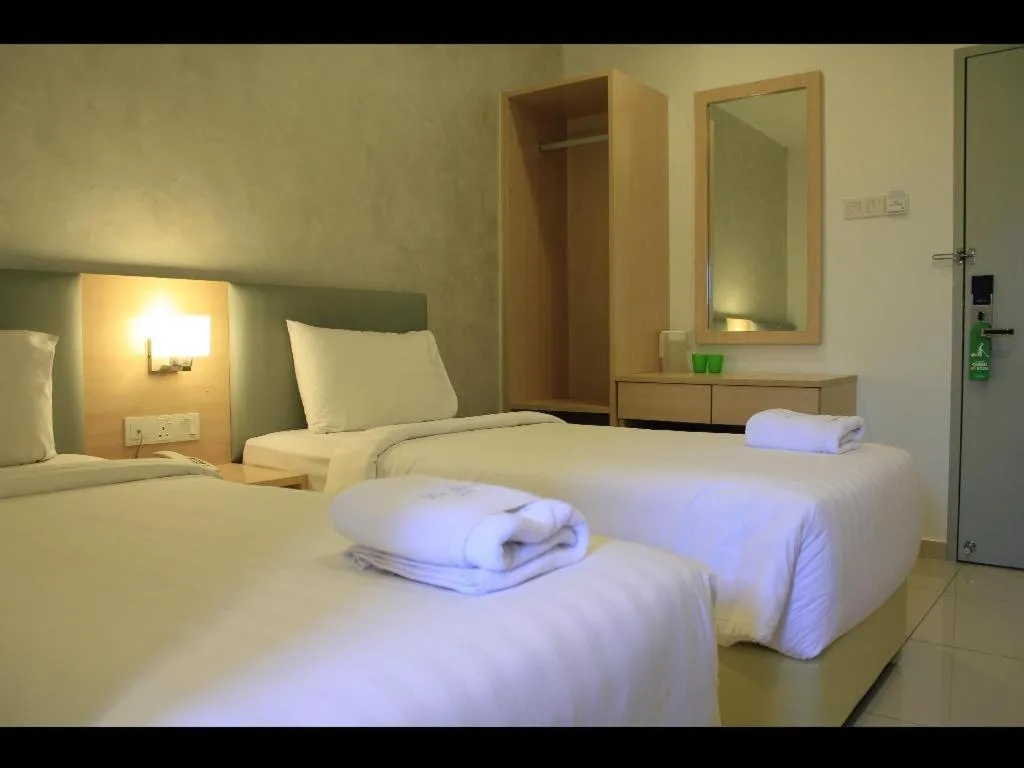 Bed in Hotel Pudu Bintang