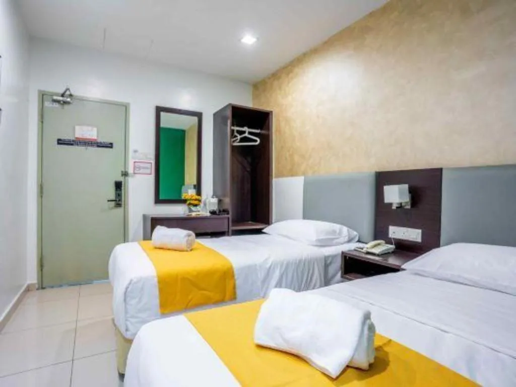 Bed in Hotel Pudu Bintang