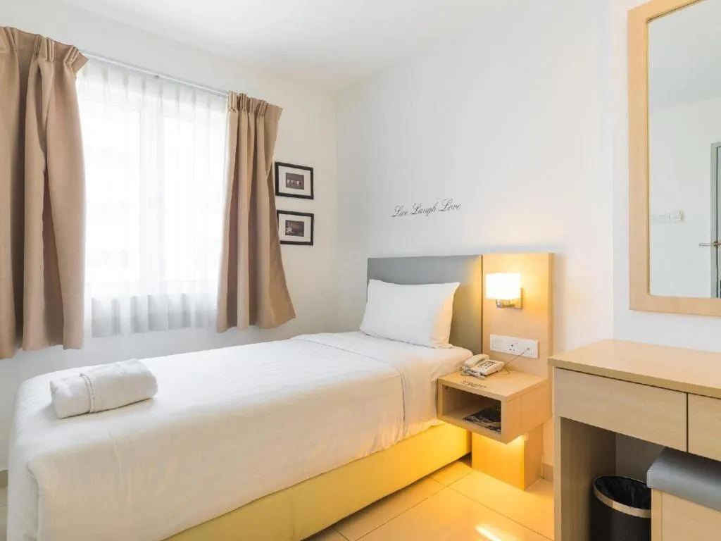 Bed in Hotel Pudu Bintang