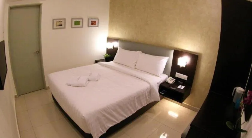 Bed in Hotel Pudu Bintang
