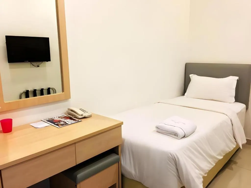 Bed in Hotel Pudu Bintang