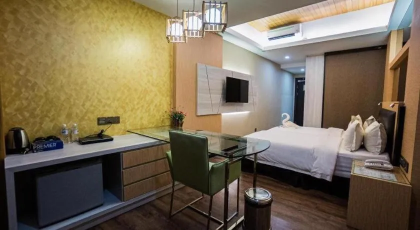 Bed in JC Mark Hotel