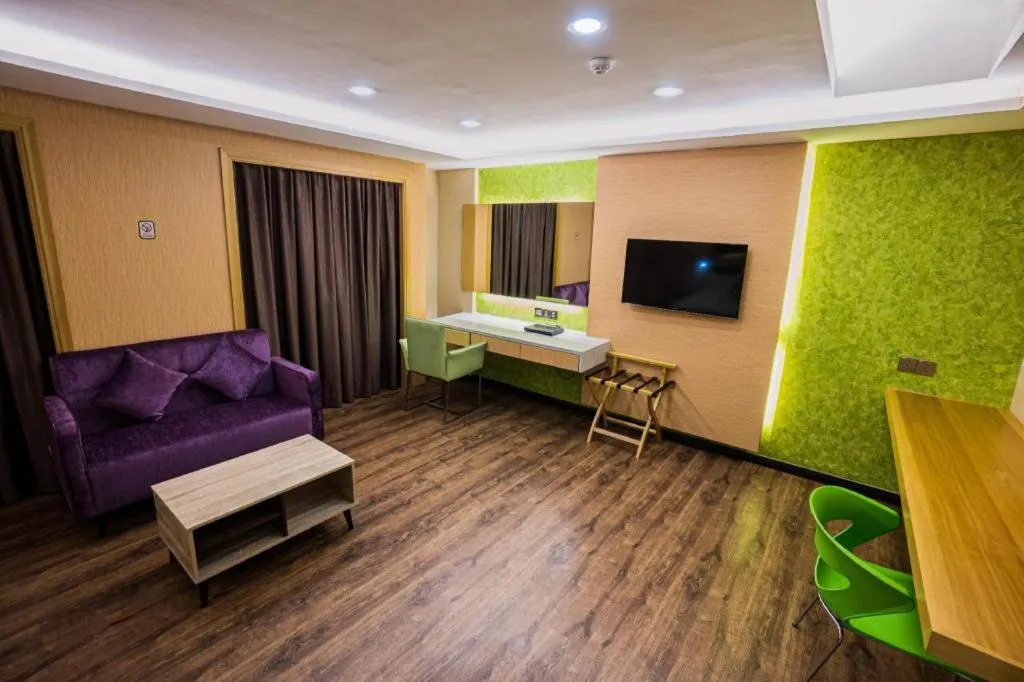 Bed in JC Mark Hotel