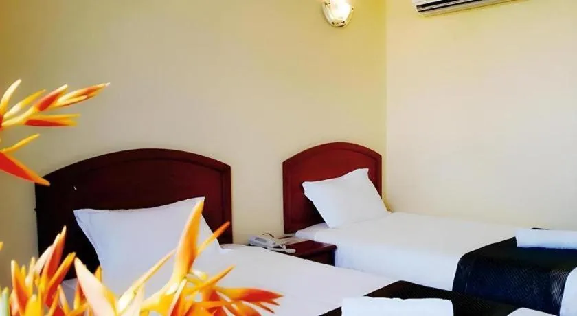 Bed in Global Hotel Labuan