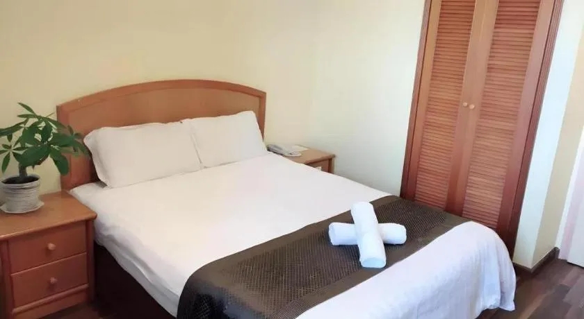 Bed in Global Hotel Labuan