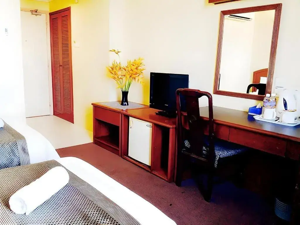 Bed in Global Hotel Labuan Bed in Global Hotel Labuan