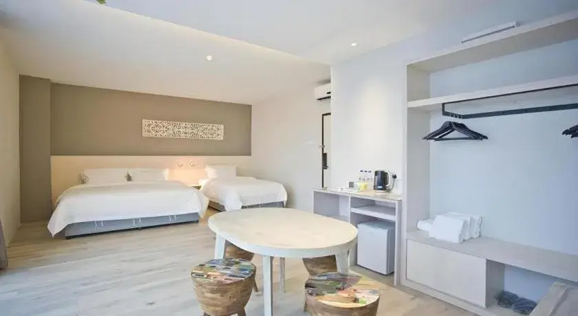 Bed in M Plus Boutique Hotel Bed in M Plus Boutique Hotel