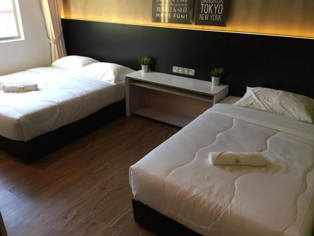 Bed in Monaco Boutique Hotel Kampung Air