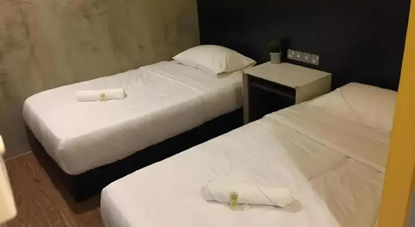 Bed in Monaco Boutique Hotel Kampung Air Bed in Monaco Boutique Hotel Kampung Air