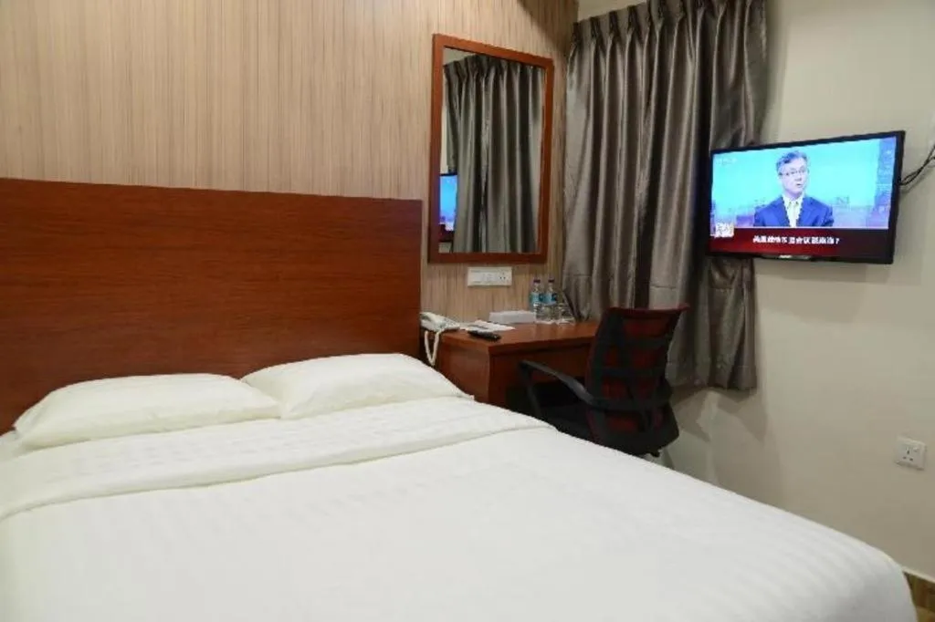 Bed in Elegant Hotel