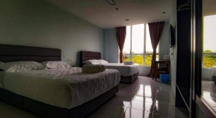Bed in Hotel Darulaman Alor Setar