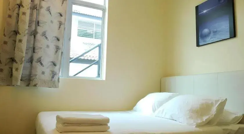 Bed in Hotel Pangkor Mutiara Bed in Hotel Pangkor Mutiara