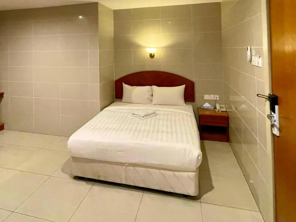 Bed in WW Hotel Ipoh