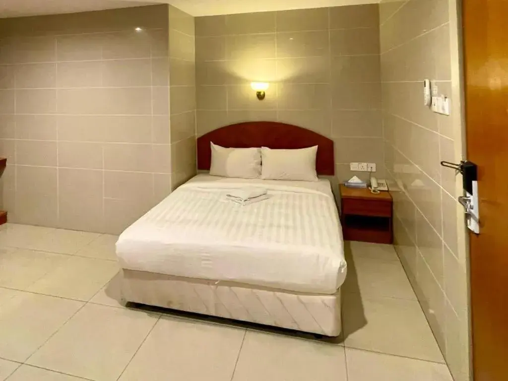 Bed in WW Hotel Ipoh Bed in WW Hotel Ipoh