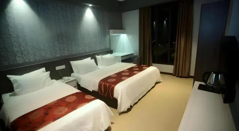 Bed in Star-Well hotel Bed in Star-Well hotel