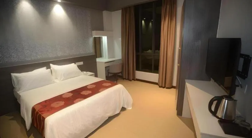 Bed in Star-Well hotel