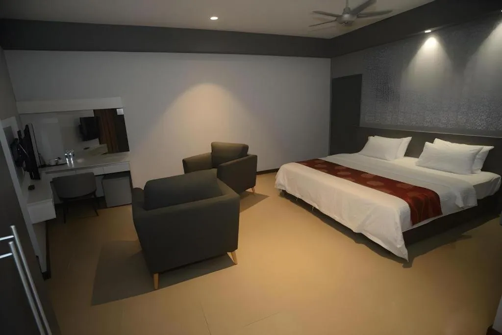 Bed in Star-Well hotel