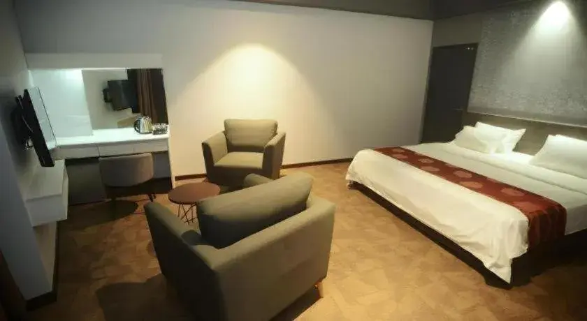 Bed in Star-Well hotel Bed in Star-Well hotel