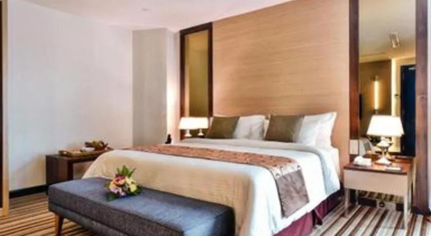 Bed in Goldsands Hotel Langkawi