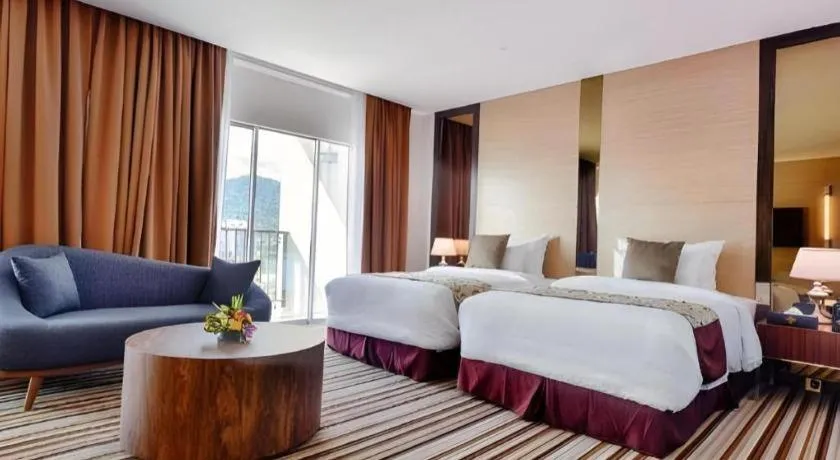 Bed in Goldsands Hotel Langkawi