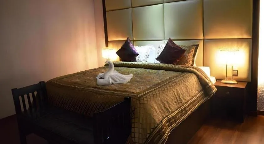 Bed in Goldsands Hotel Langkawi