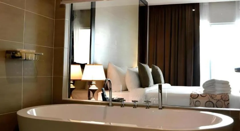 Bed in Goldsands Hotel Langkawi